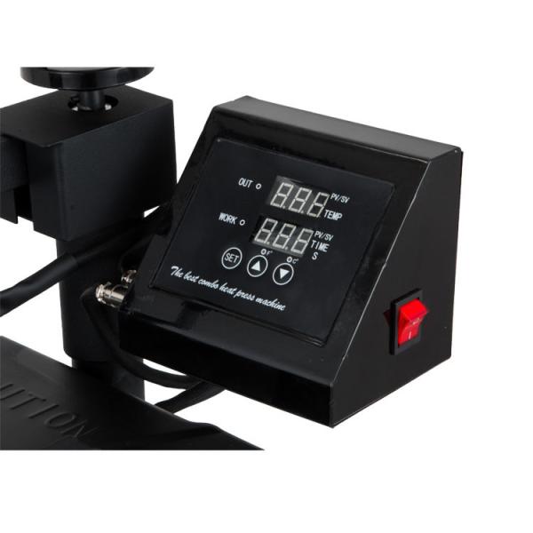 Semi Automatic 220V 8 In 1 Heat Press Machine For T Shirt