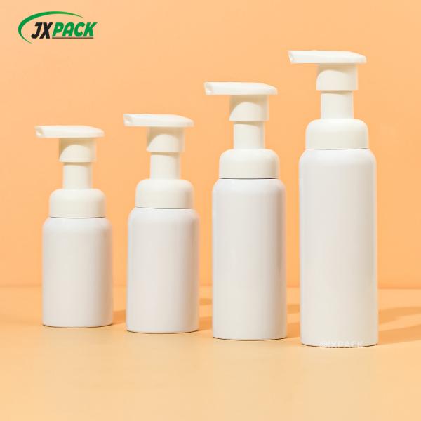 Sealing Type Pump Sprayer Bottle 100ml Pink PET Plastic Foam Bottle For Personal Skin Care