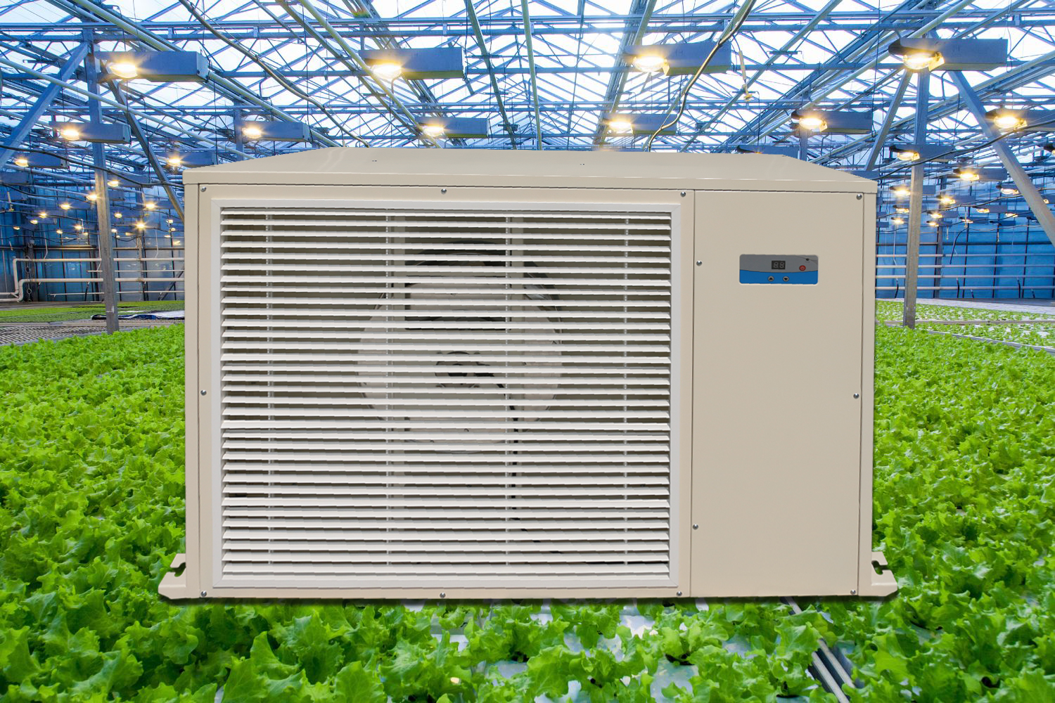 255 Pints Greenhouse Ceiling Mounted Dehumidifier Grow Room Big Capacity Dehumidifier for Indoor Agriculture
