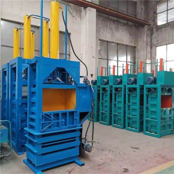 Single-Screw Hydraulic Baling Machine for EPS Plastic Bottles and Scrap PE PVC HDPE