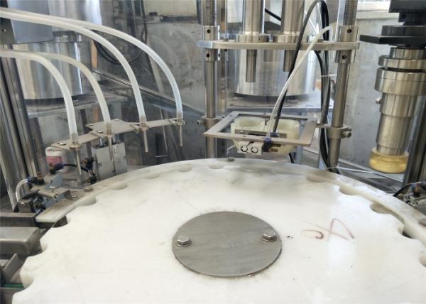 Beverage / Chemical Essential Oil Filling Machine With Color Touch Screen Display
