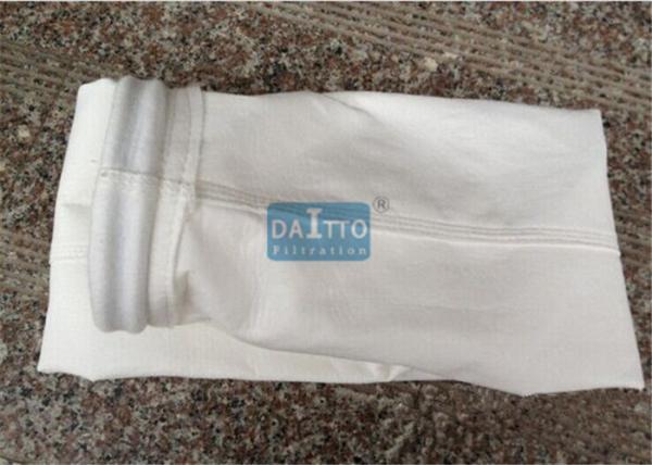 PTFE Non Woven Industrial Filter Bags Customized Diameter Creep Resistance
