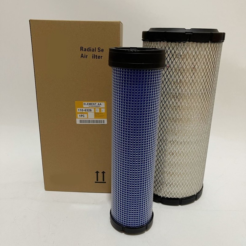 110-6326 Primary Safety Air Filter Set  Excavator