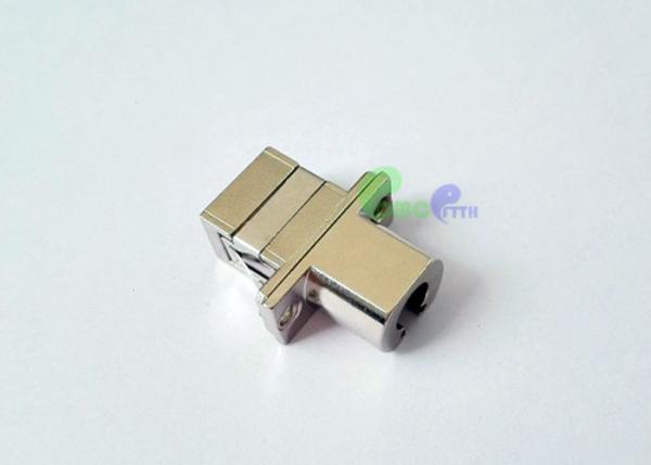 Hybrid SC To LC Fiber Adapter Metal Body Ceramic Sleeve Offering Flexibility