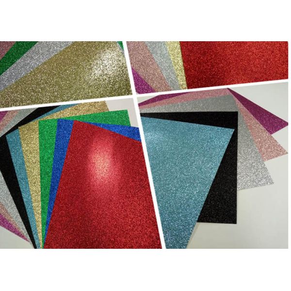 Handmade Color Corrugated Glitter Card Paper Holiday Decoration For Card Making