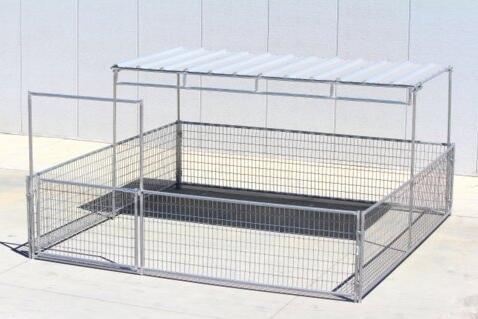 Fully Welded Cattle Corral Panels 4- Rail Livestock Metal Fence Panels