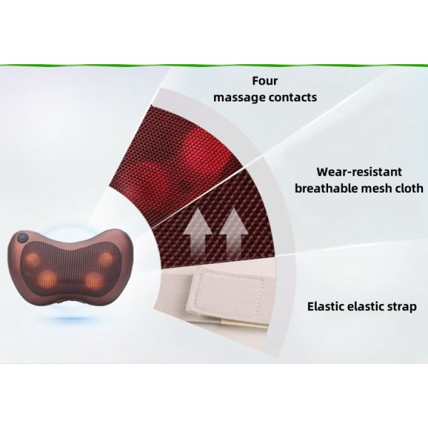 Cervical Spine Neck Massage Pillow for Full Body Multifunctional Electric Home Car Cushion
