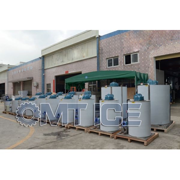 Sea Water 3ton Freshwater Flake Ice Machine Stainless Steel Ice Flake Maker Machine