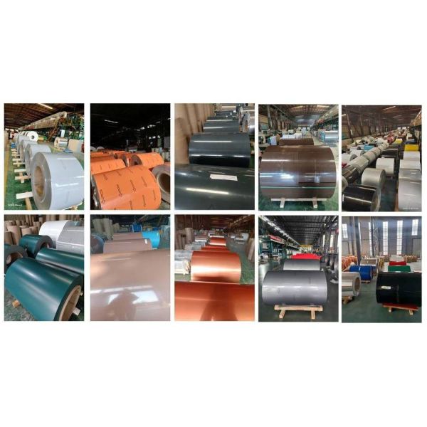 0.5MM espesor PE / PVDF 3105 h46 bobina recubierta de aluminio