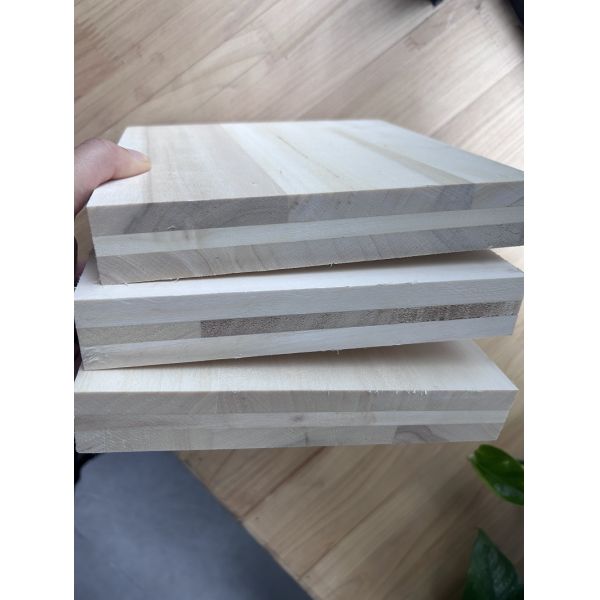 FSC Certified Paulownia Wood Edge Glued Finger Joint Solid Wood Board M3 для мебели