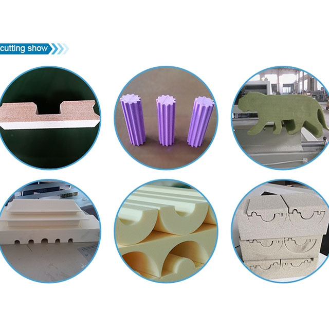 Vertical Blade Wire Cutting Equipment 2860rpm 3D Shapes 6m/Mim For Rigid Foam