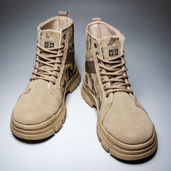 Breathable Mesh Anti Slip Outsole PVC Sole Injection Sneaker Casual Boot for All Seasons