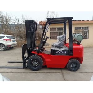 LPG Powered Forklift Truck 5.0 Ton CPCD50 with 5.5m Mast for Workshop Use