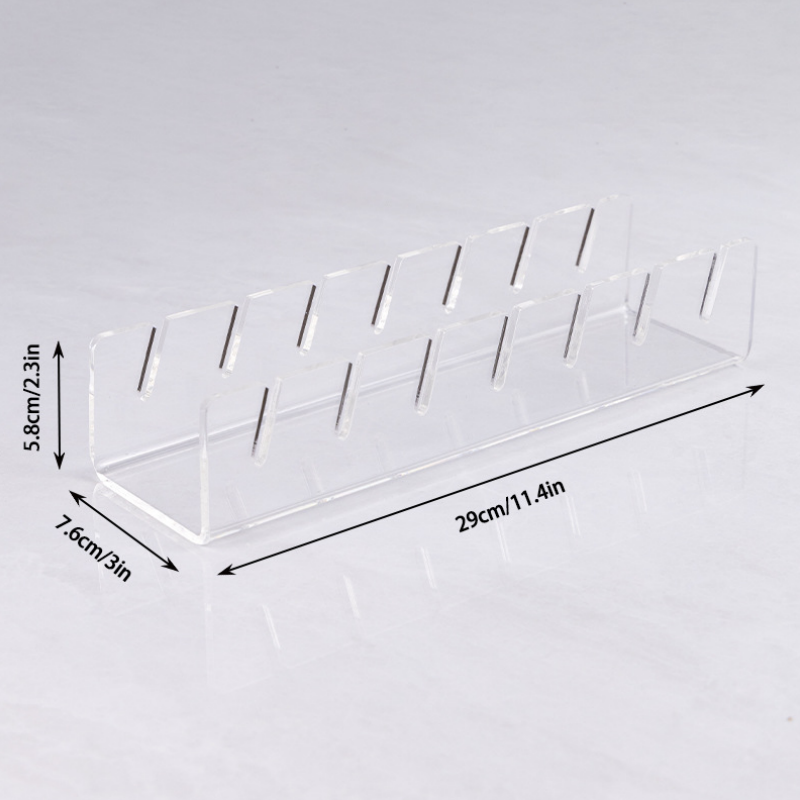 U Shape Acrylic Hat Display Rack With 3MM Thickness Customizable Size For Home And Retail Shop