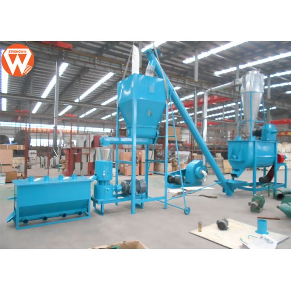 Завод по обработке питания птицы скотин для веса 2200kg 380V 50Hz мелких крестьянских хозяйств