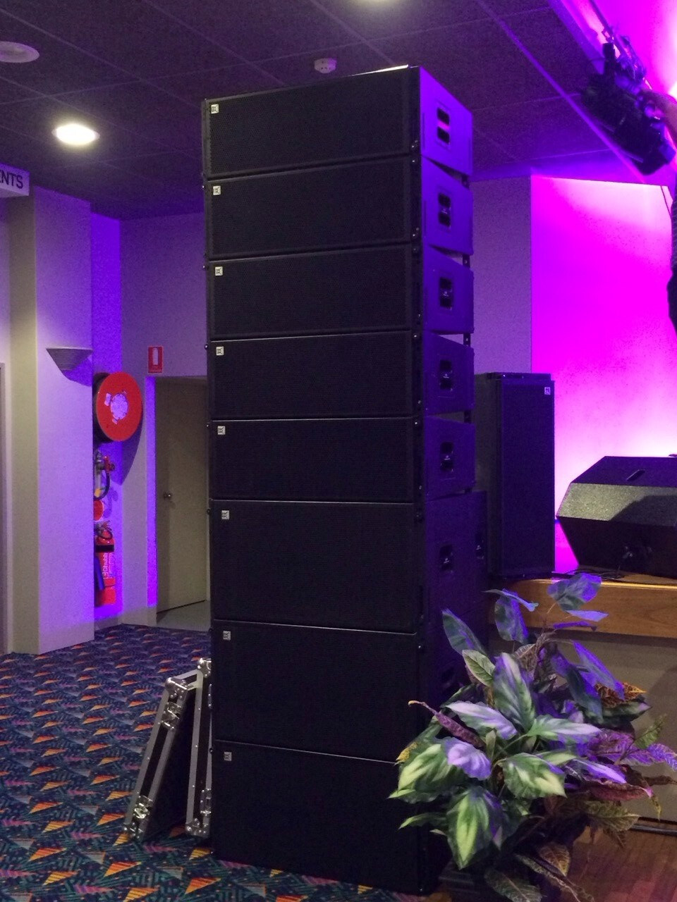 Pro Sound Equipment Church Line Array Speaker Dual 12 Inch Theater Audio