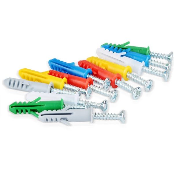 Anclas plásticas 30m m de extensión amarillas del tornillo de la alta durabilidad para la mampostería seca