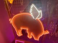 AC100V RoHS Acrylic Custom Neon Signs Mencave Halloween 50000hrs Cuttable