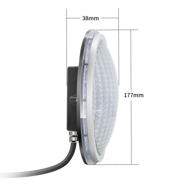 Color Change Waterproof Led Pool Light External Control Low Voltage ABS IP68