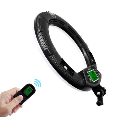 cor Ring Light do Bi 18inch 480 diodos emissores de luz para a exposição de controle remoto sem fio 96w do Lcd da composição de Selfie