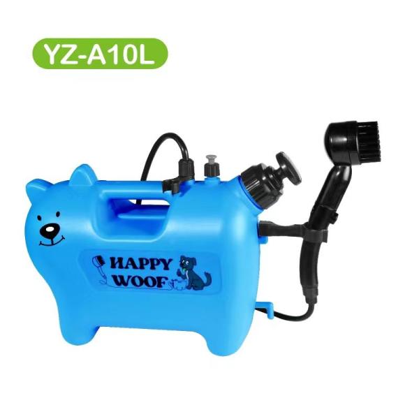 Green Portable Pet Washer Dog Cleaning Tools Bath Massage Shower Sprayer Scrubber