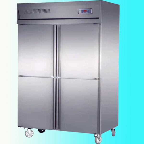 Kitchen / Grocery Commercial Upright Freezer 3 Doors With Easy Moving Wheels