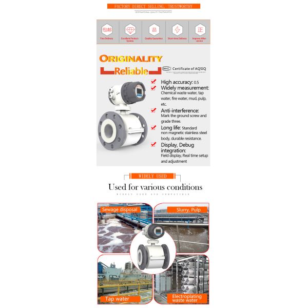 Integrated Electromagnetic Flow Meter