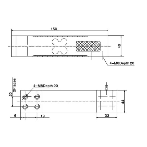 Heavy-Duty Aluminum Load Cells 50kg-500kg for Industrial Scales Precision Weighing Systems WL-117