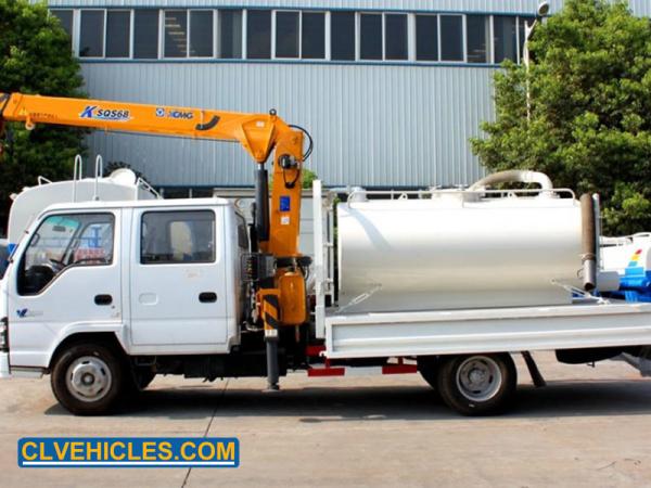 N Series ISUZU Truck Mounted Crane Lifting Truck 4X2 4m 3 ton