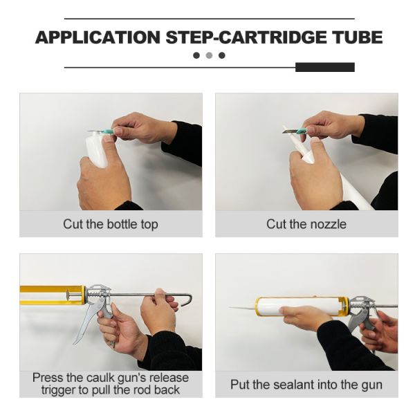 300ml Cartridge MH988 Acetic GP Sealant Free Sample Multi-purpose OEM