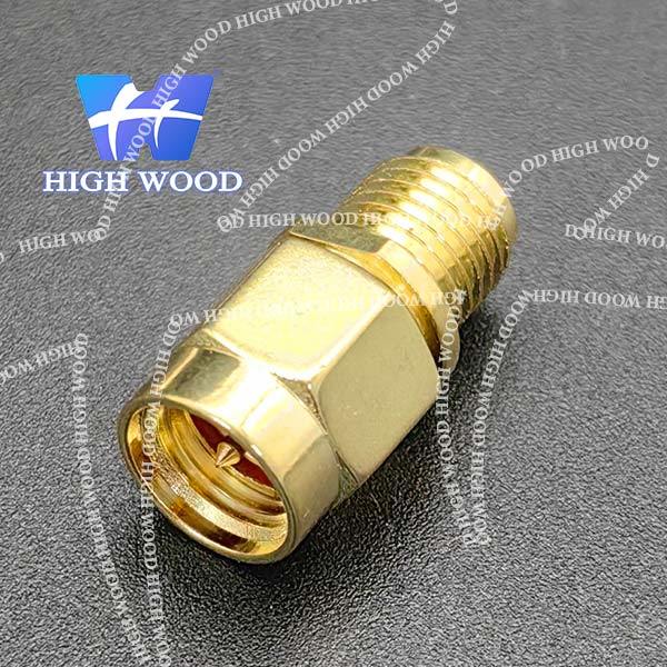 SMA Series RF Coaxial Connector,SMA Straight Plug to Flange Jack JJ