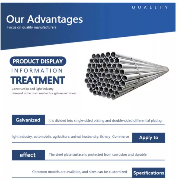 Труба Gi API 5L структурная жидкая ERW