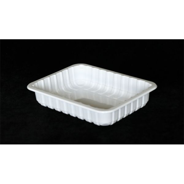 260 X 200 X 38MM Disposable Plastic Food Trays PP Disposable Catering Trays