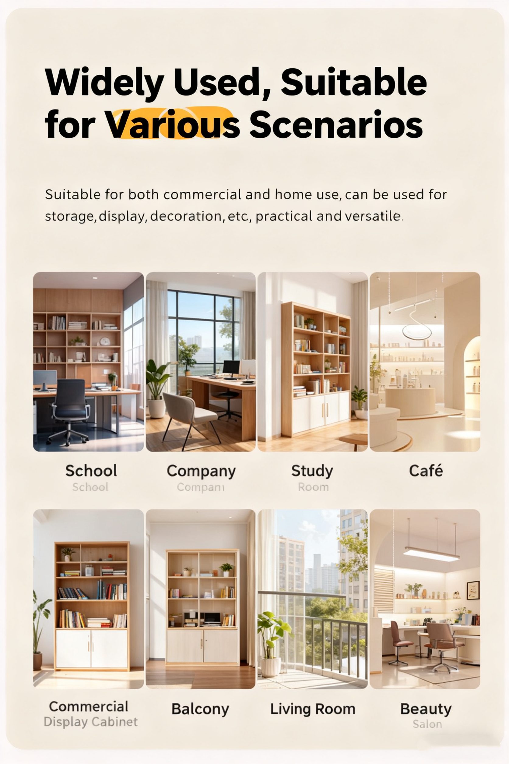 White Steel Floating Wall Modular Shelf System Adjustable Track Post Living Room Food Clothing Storage 5-Layer Modern Design