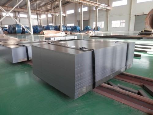 Edge Cutted 1100mm Wide Cold Rolled Sheet Steel , Flat Steel Sheets With Dull Surface