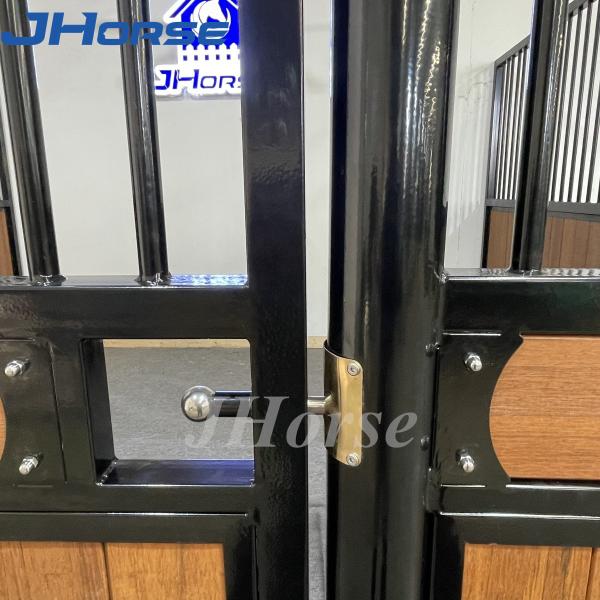 Galvanized 10 Foot Horse Stall Fronts With Swing Door