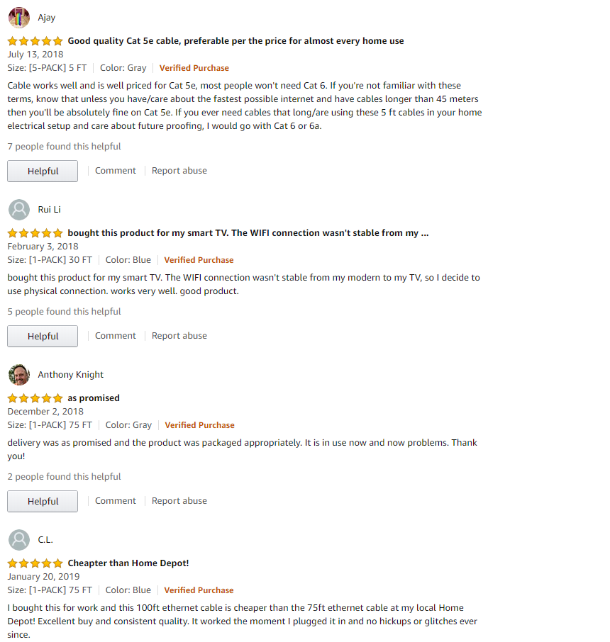 550MHz 10Gbps RJ45 8p8c Extension Patch Cord 305m Cat5e Extension Cable