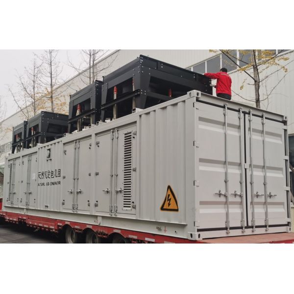 Silencer Equipped 250KW 300KVA 500KW 625KVA Deutz Natural Gas LNG CNG Generator Set for Outdoor Gas and Oil Fields