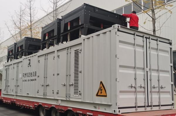 Air Cooled Alternator Cooling Container Type 500KW 1000KW 1MW 2MW 3MW LNG CNG Natural Gas Deutz Generator Set for Outdoor