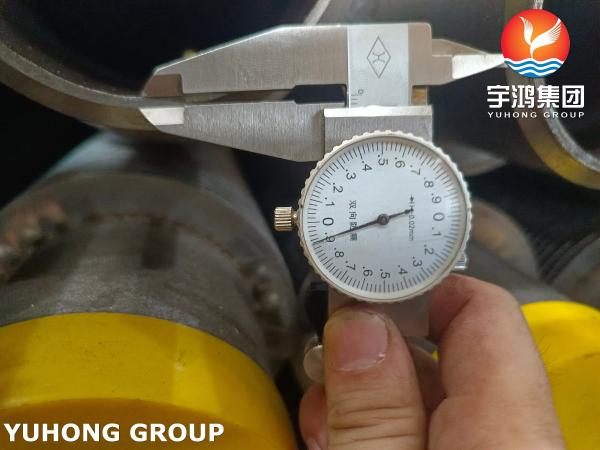 ASTM A335 P22 Alloy-Steel Pipe With AS Fin Material HFW Solid Fin Tube, High-Temperature Service