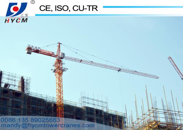Popular Type QTZ5513/6010 Construction Tower Crane 1.6*3m Mast 8ton Hammernead Tower Crane