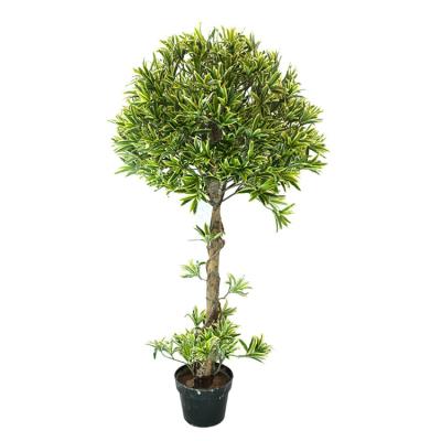 Árvore artificial interna do Podocarpus da decoração 110cm customizável