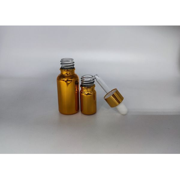 10ml 15ml 30ml Amber Glass Cosmetic Bottles Essential Oil Glass Dropper Container