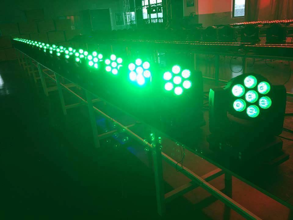 Plastic Body Stage Moving Wash Lights Mini Moving Head Led 7x10w Rgbw