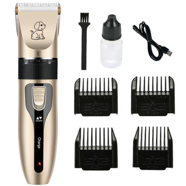 Cordless 6mm Electric Pet Hair Clipper 60dB Dog Hair Cutting Machine