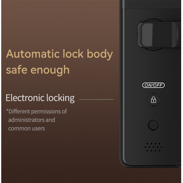 YAGU NEO Smart Card Password Key Unlock Door Lock Smart Outdoor Tuya Metal Gate Wifi Lock Smart Lock for Metal Door