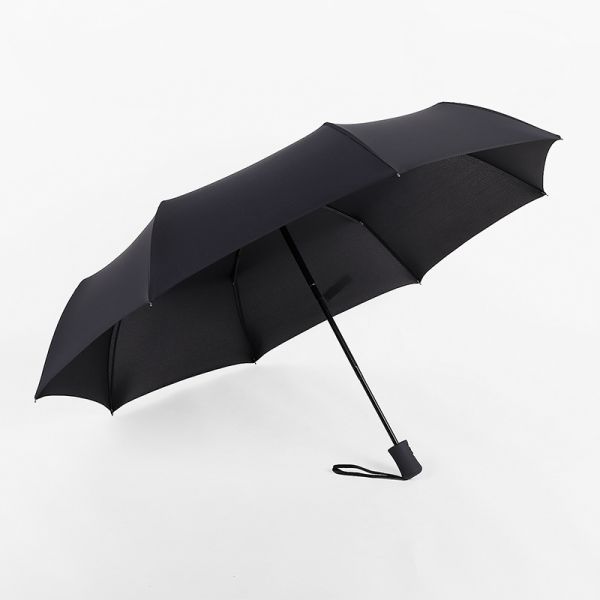 Umbrella Product 3 Folding 210T Polyester with ABS Plastic Handle and Waterproof Design