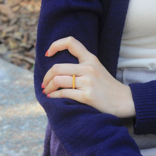 Women's Rubber Silicone Ring Inlay Technology Channel Setting Classic Sparkle Rubber Wedding Band Multi Colors 2.7mm