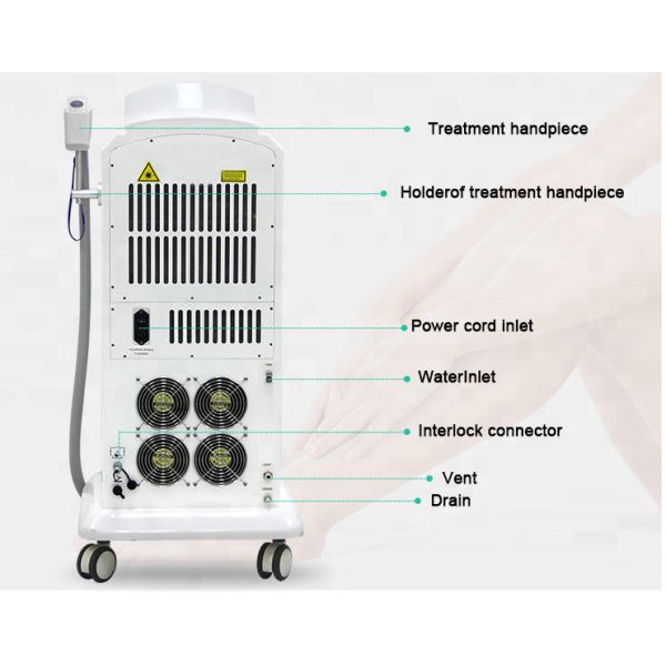 Tri Wave Commercial Diode Laser Hair Removal Machine Stationary Style