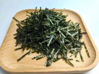Alga comestível assada verde escuro para fazer furikake